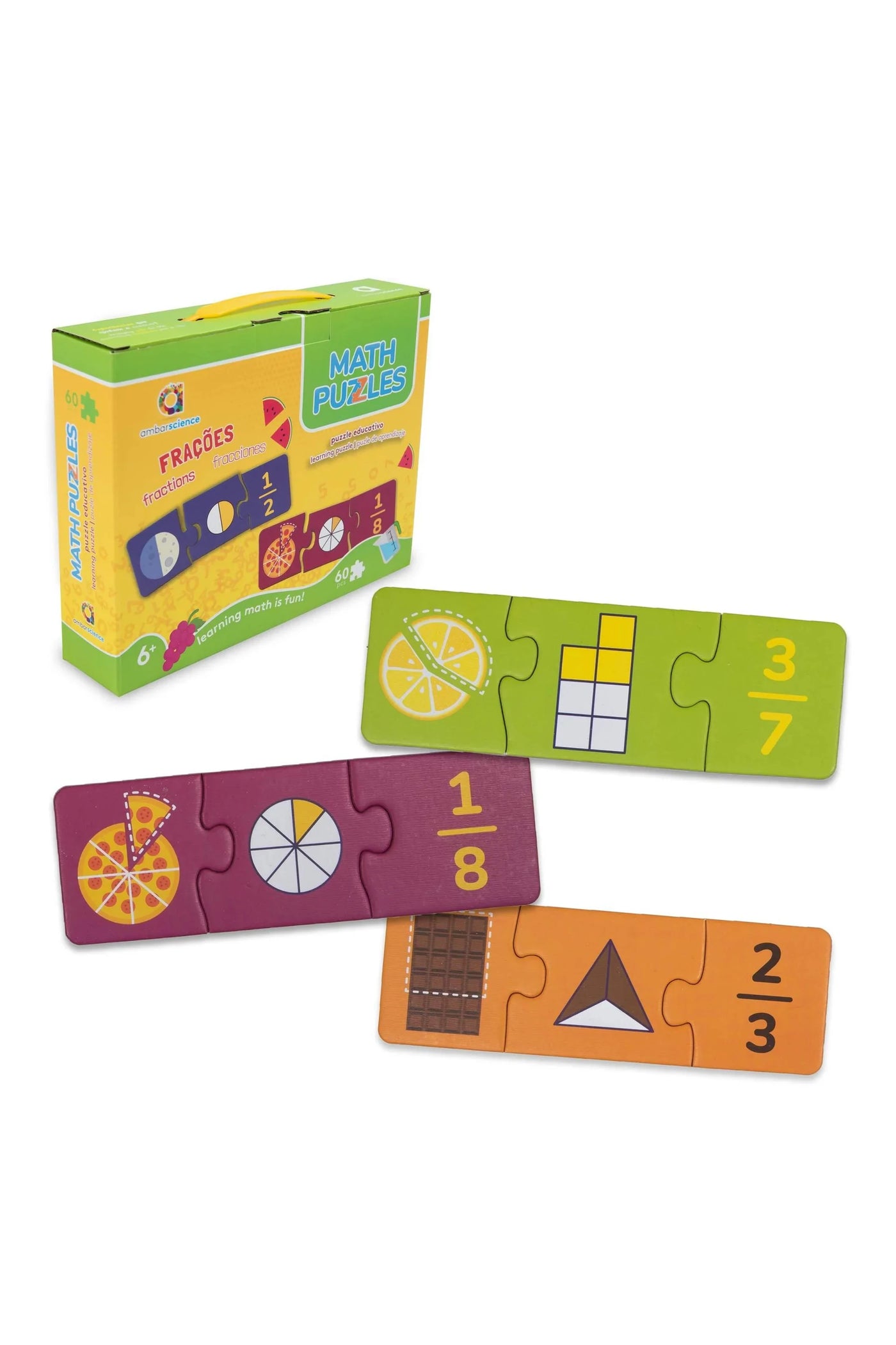 Math Puzzles - Fractions (6+) 