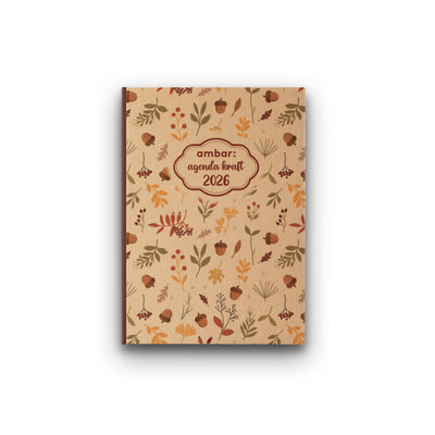 Agenda Mini Secretária Graphic Kraft