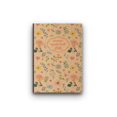 Agenda Mini Secretária Graphic Kraft