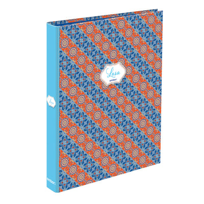 Capa A4 4 Argolas Lombada Estreita Lusa Tile