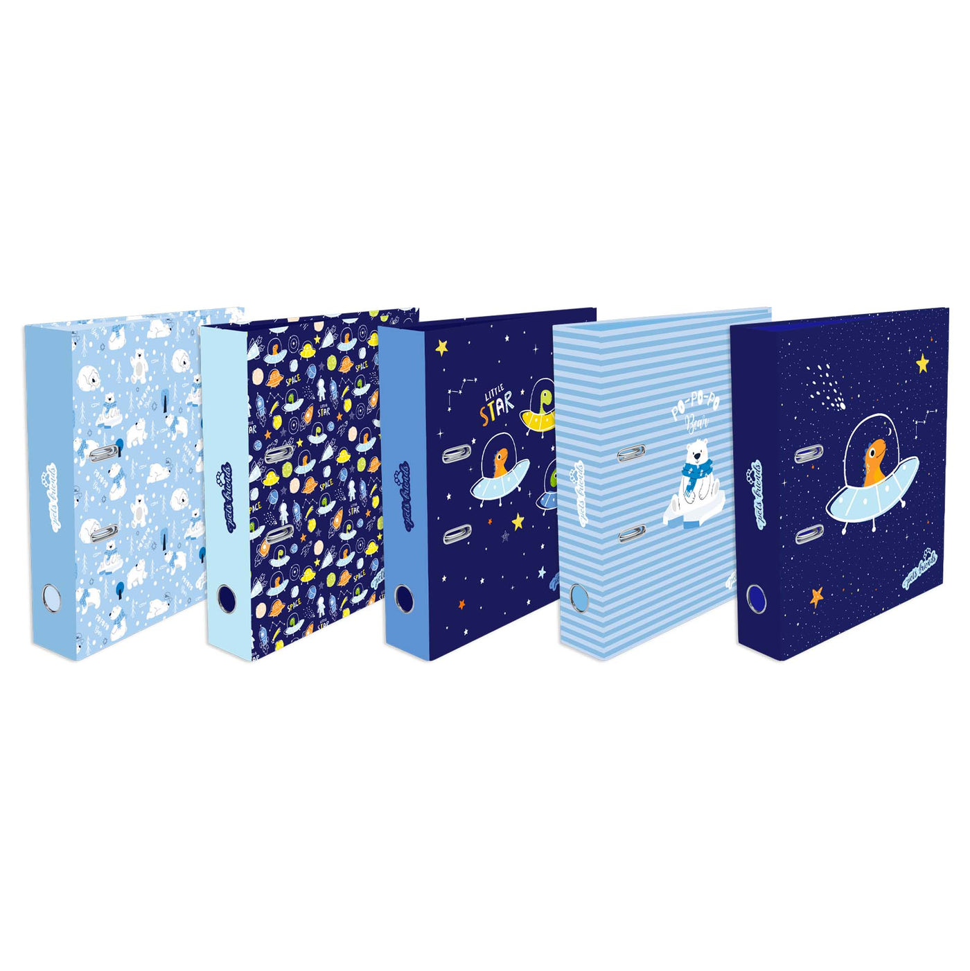 Capa A4 Lombada Larga Pets World Boy
