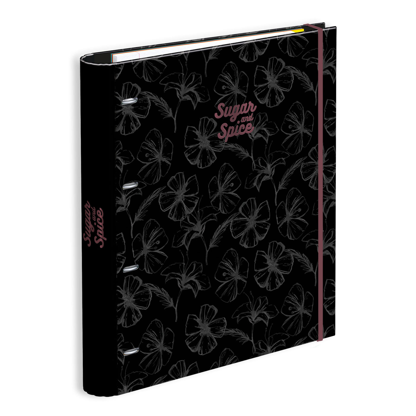 Capa A4 4 Argolas Lombada 7Vincos Rec+Ind Sugar&Spice
