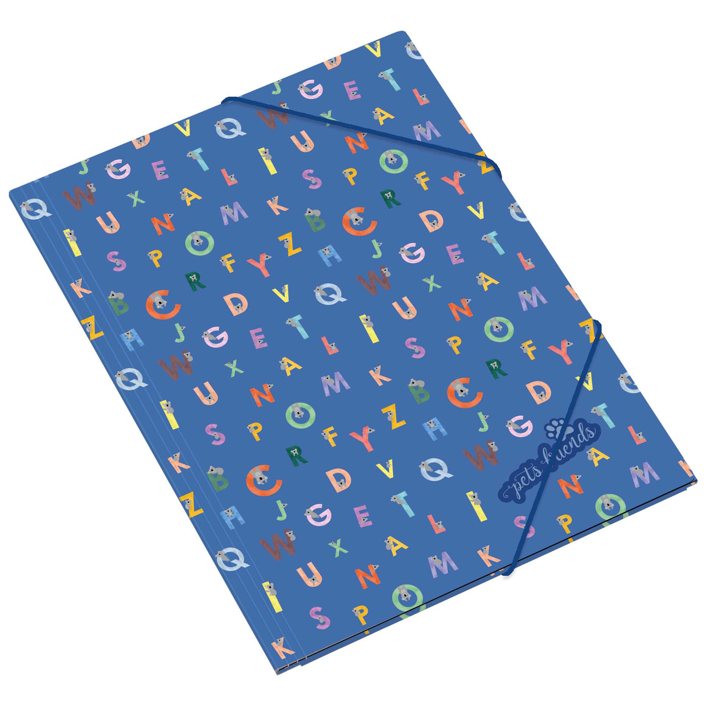 Capa com Elásticos Alm School Time Boy