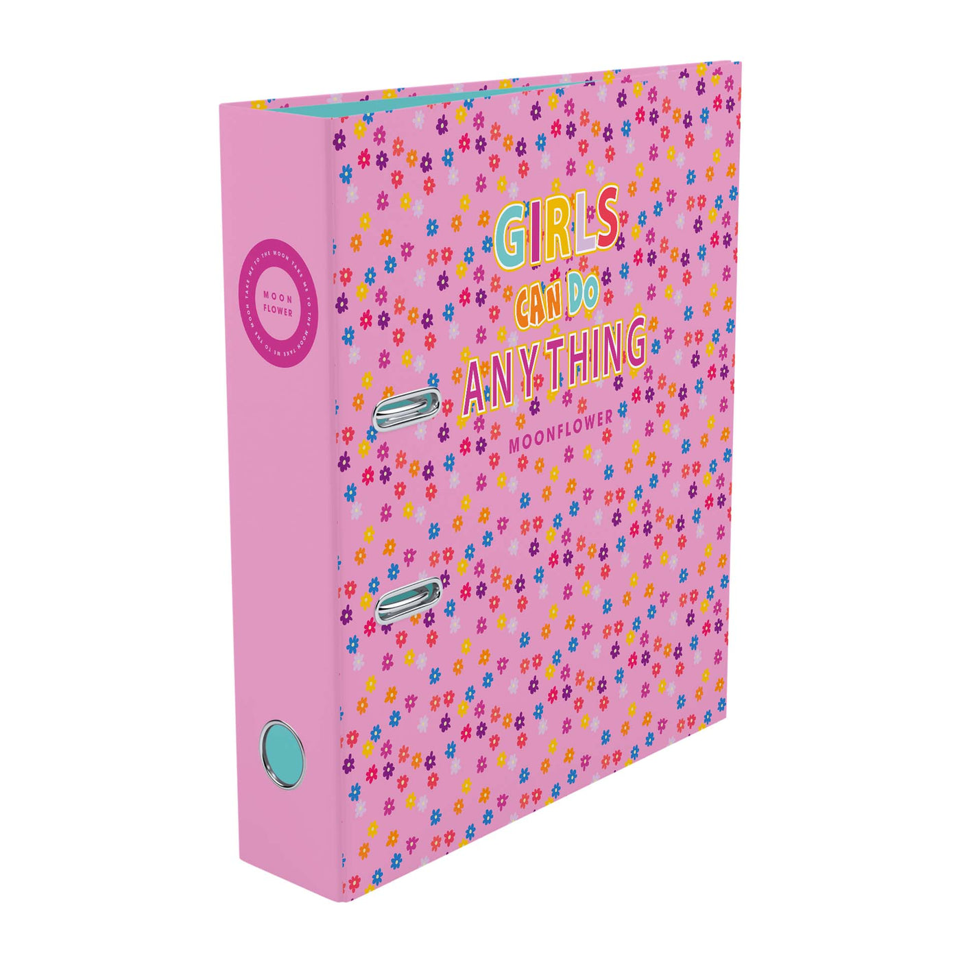 Capa A4 Lombada Larga Teen Moonflower