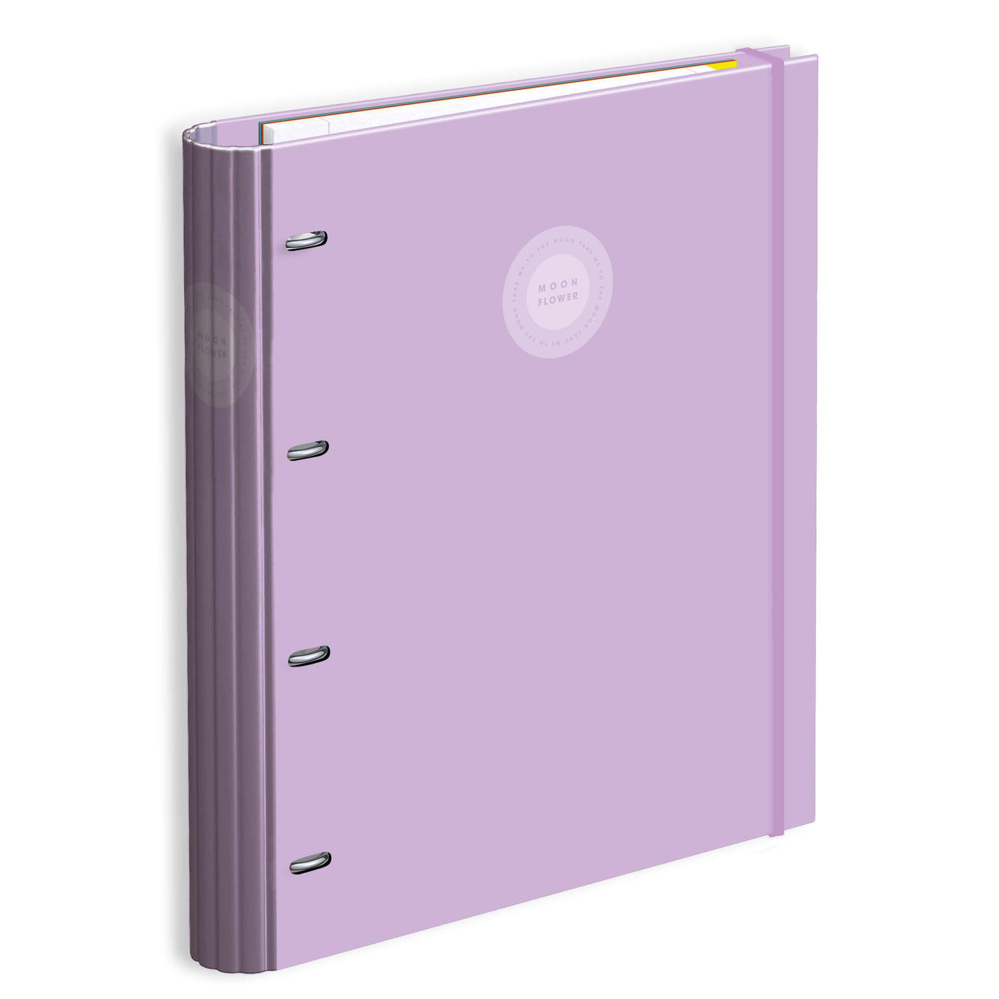Capa A4 4 Argolas Lombada 7 Vin Rec+Ind Campus Moonflower