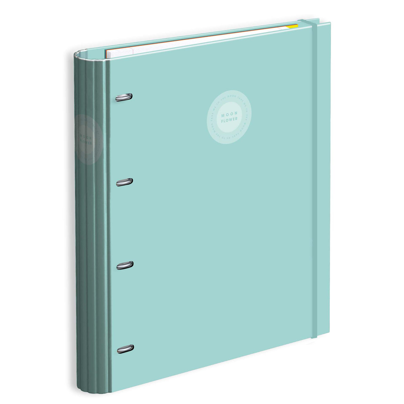 Capa A4 4 Argolas Lombada 7 Vin Rec+Ind Campus Moonflower