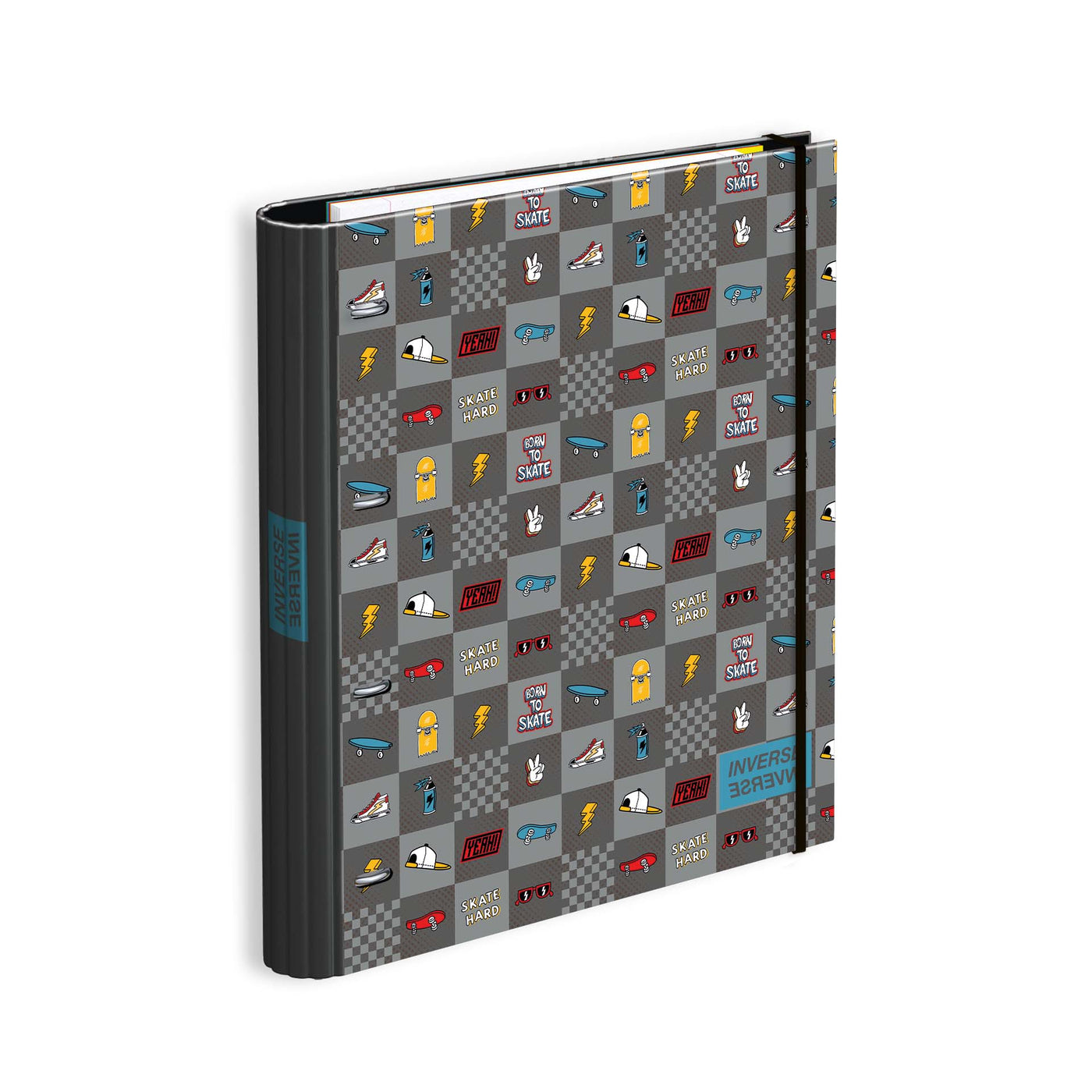 Capa A4 4 Argolas Lombada 7Vincos Rec+Ind Teen Inverse