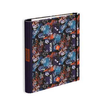 Capa A4 4 Argolas Lombada 7Vincos Rec+Ind Teen Inverse
