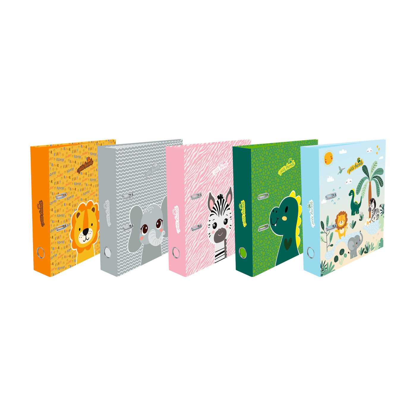 Capa A4 Lombada Larga Little Friends