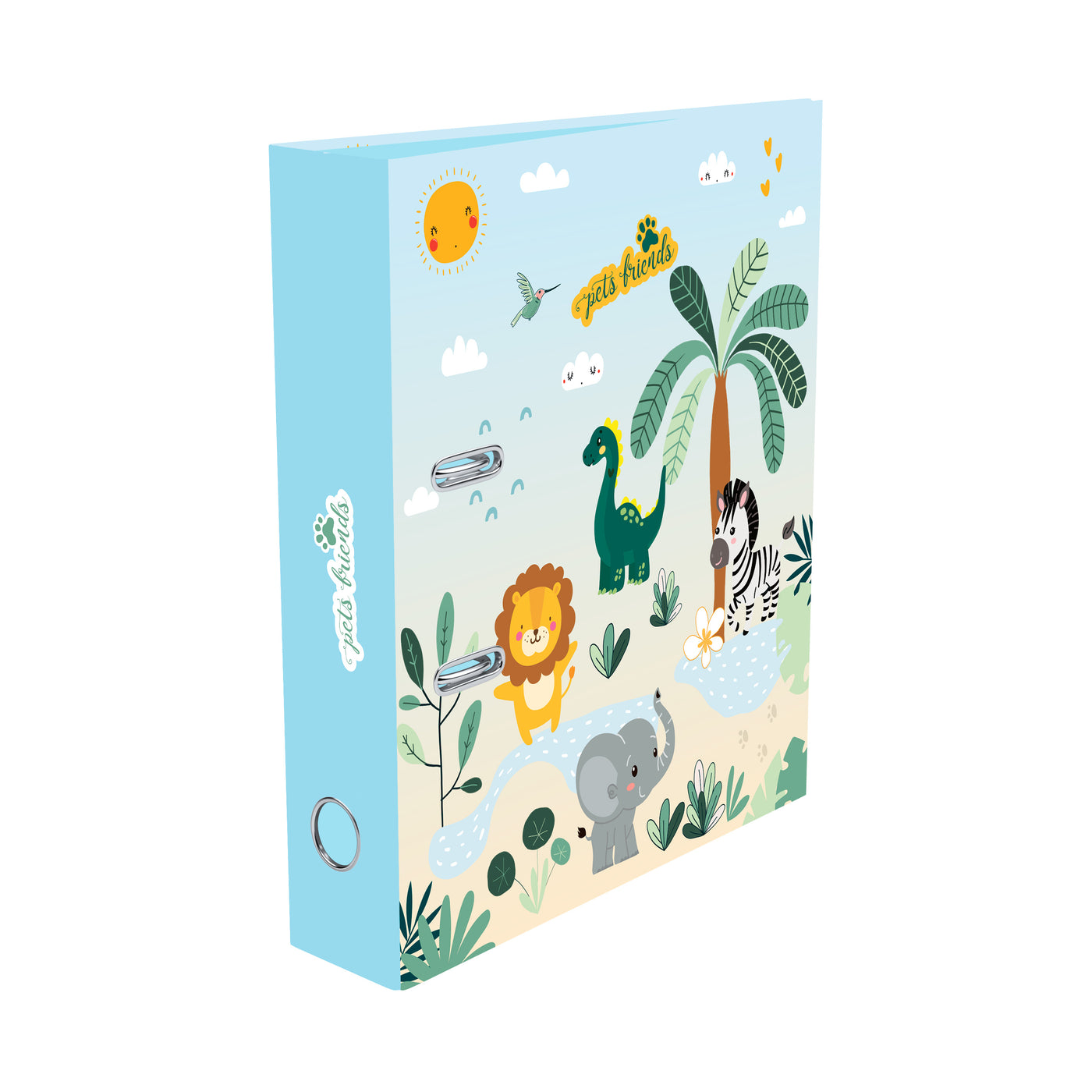 Capa A4 Lombada Larga Little Friends