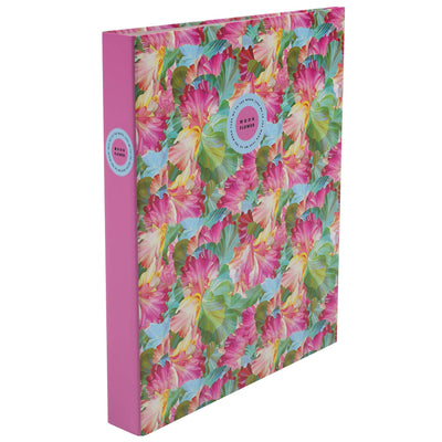 Capa A4 2 Argolas Lombada Estreita Teen Moonflower