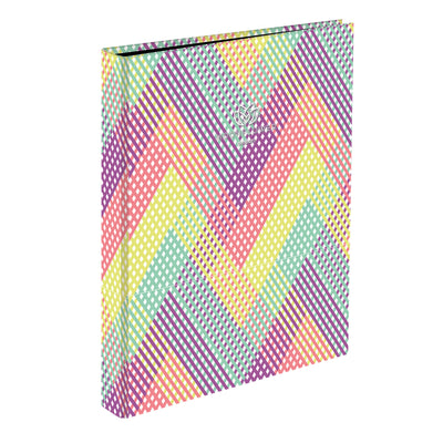 Capa A4 2 Argolas Lombada Estreita Moonflower