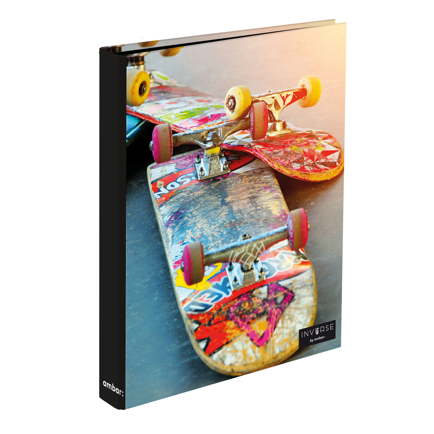 Capa A4 2 Argolas Lombada Estreita Inverse