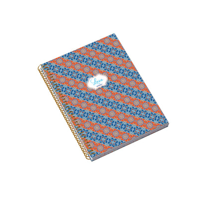 Caderno Espiral Capa Dura A5 120F 70G Lusa Tile Pautado