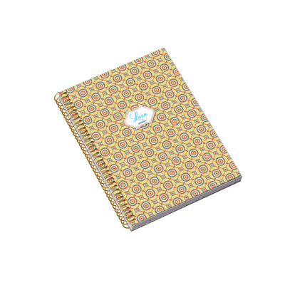 Caderno Espiral Capa Dura A5 120F 70G Lusa Tile Pautado