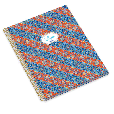 Caderno Espiral Capa Dura A4 120F 70G Lusa Tile Pautado