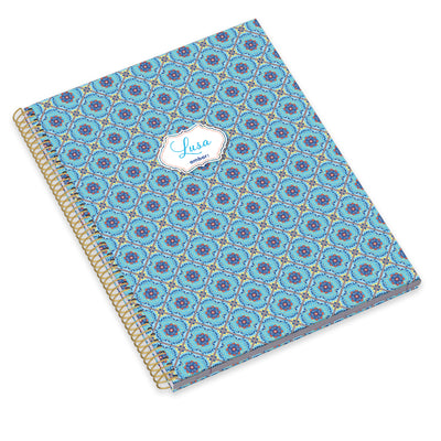 Caderno Espiral Capa Dura A4 120F 70G Lusa Tile Pautado