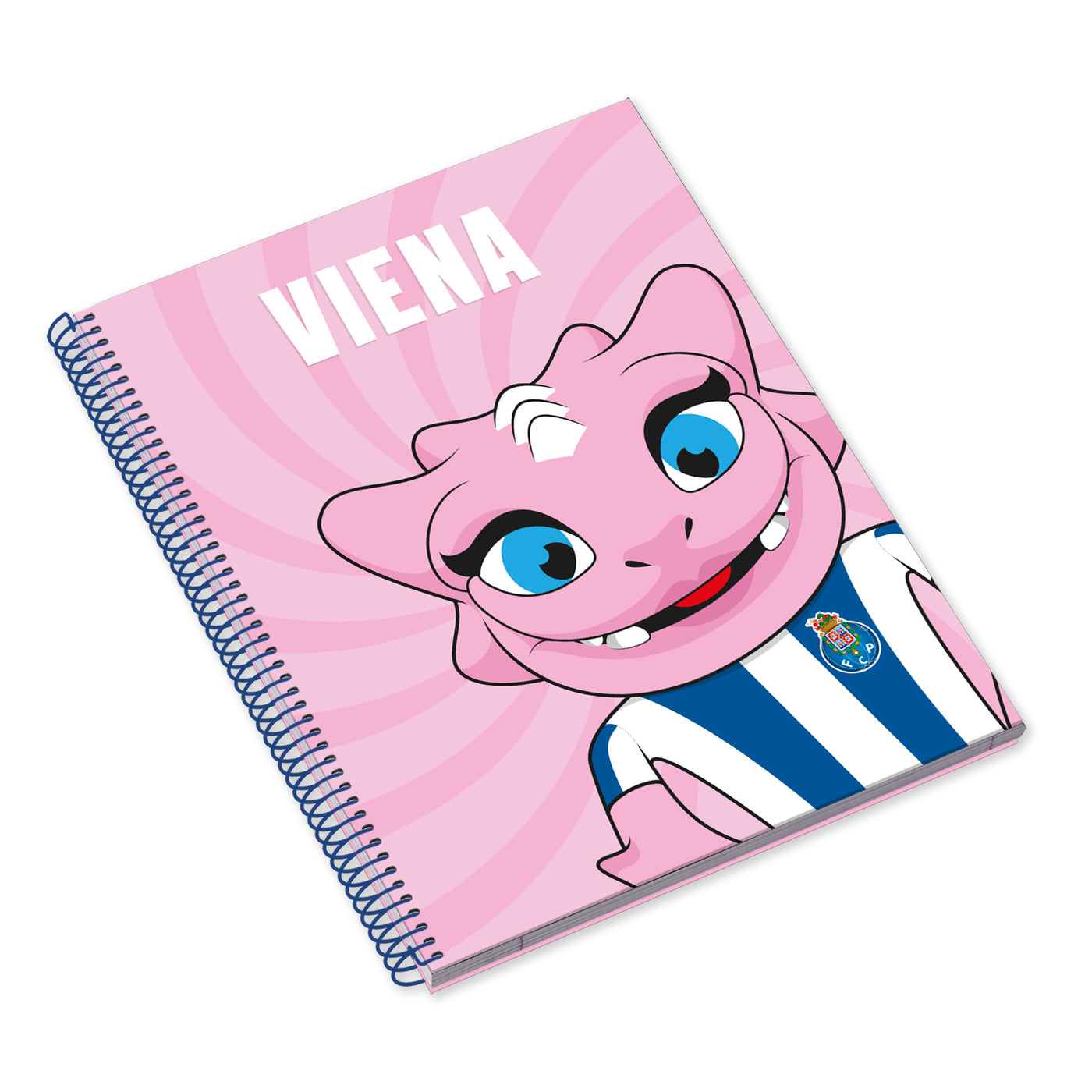 Caderno Espiral Capa Dura A4 80F 90G FCP Draco & Viena Pautado