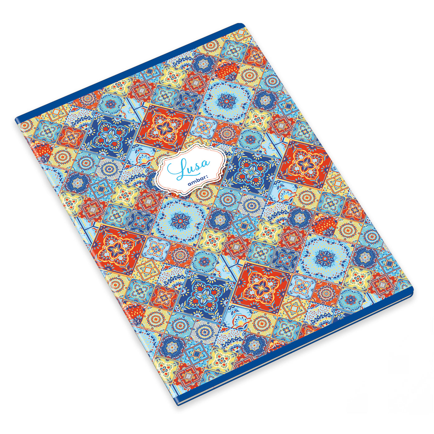 Caderno Agrafado A4 60F Lusa Tile Pautado