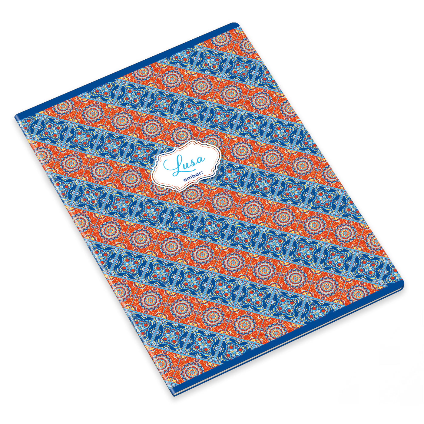 Caderno Agrafado A4 60F Lusa Tile Pautado