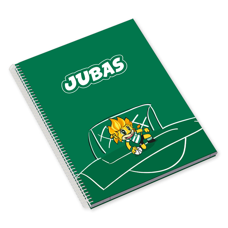 Caderno Espiral Capa Dura A4 80F 90G SCP Jubas Pautado