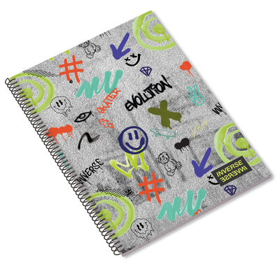 Caderno Espiral A4 80F Teen Inverse Pautado 24