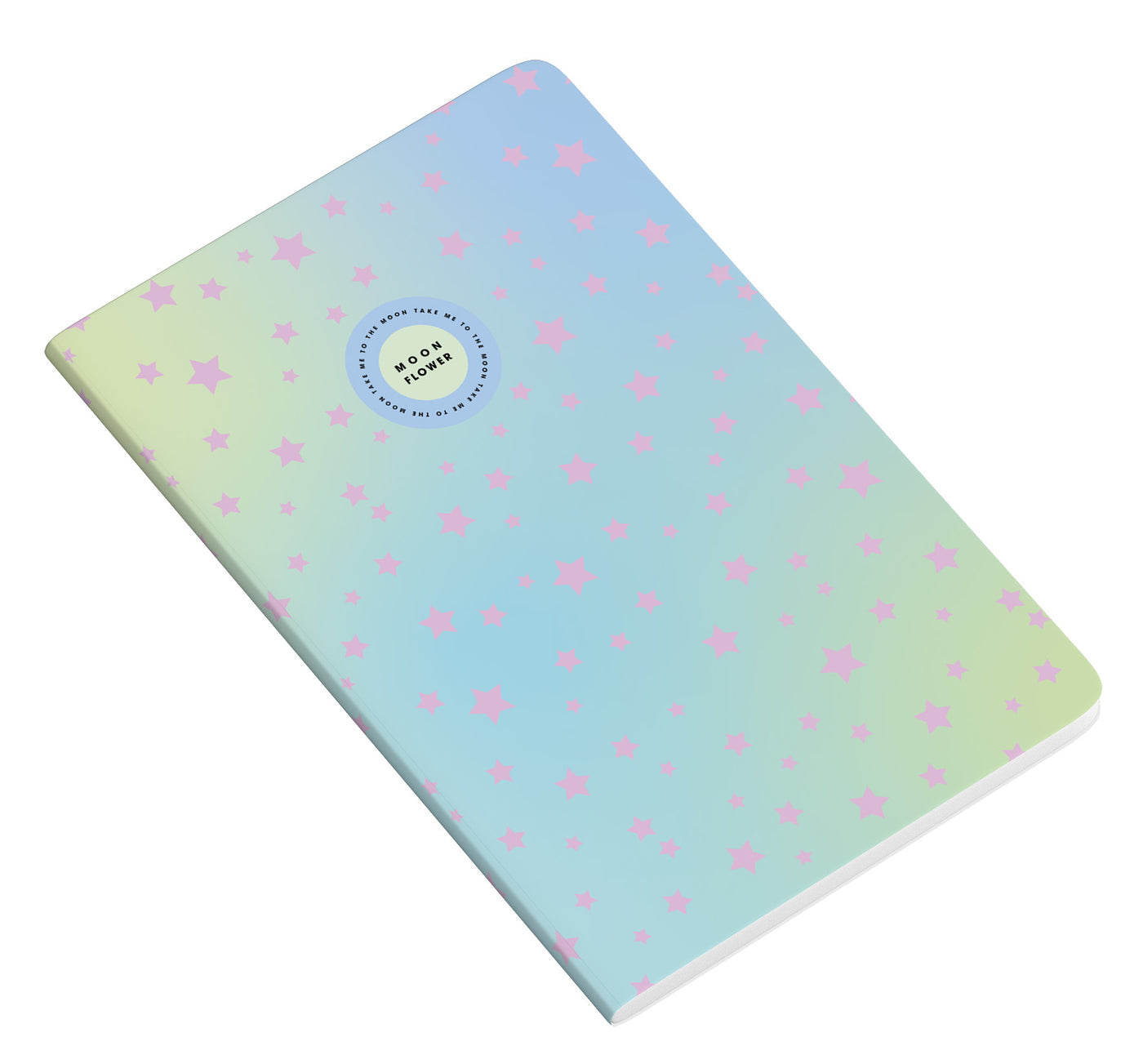 Caderno Agrafado PP A4 48F 90G Teen Moonflower Quadriculado 24