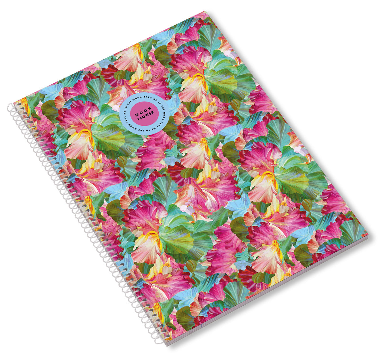 Caderno Espiral A5 80F Teen Moonflower Pautado 24