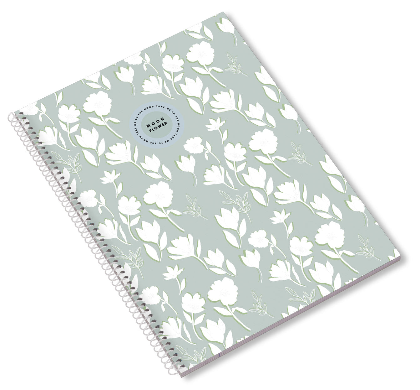 Caderno Espiral A5 80F Teen Moonflower Pautado 24