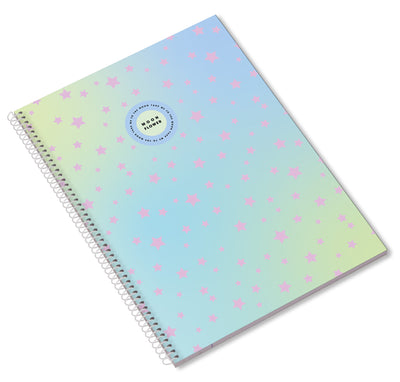 Caderno Espiral A4 80F Teen Moonflower Pautado 24