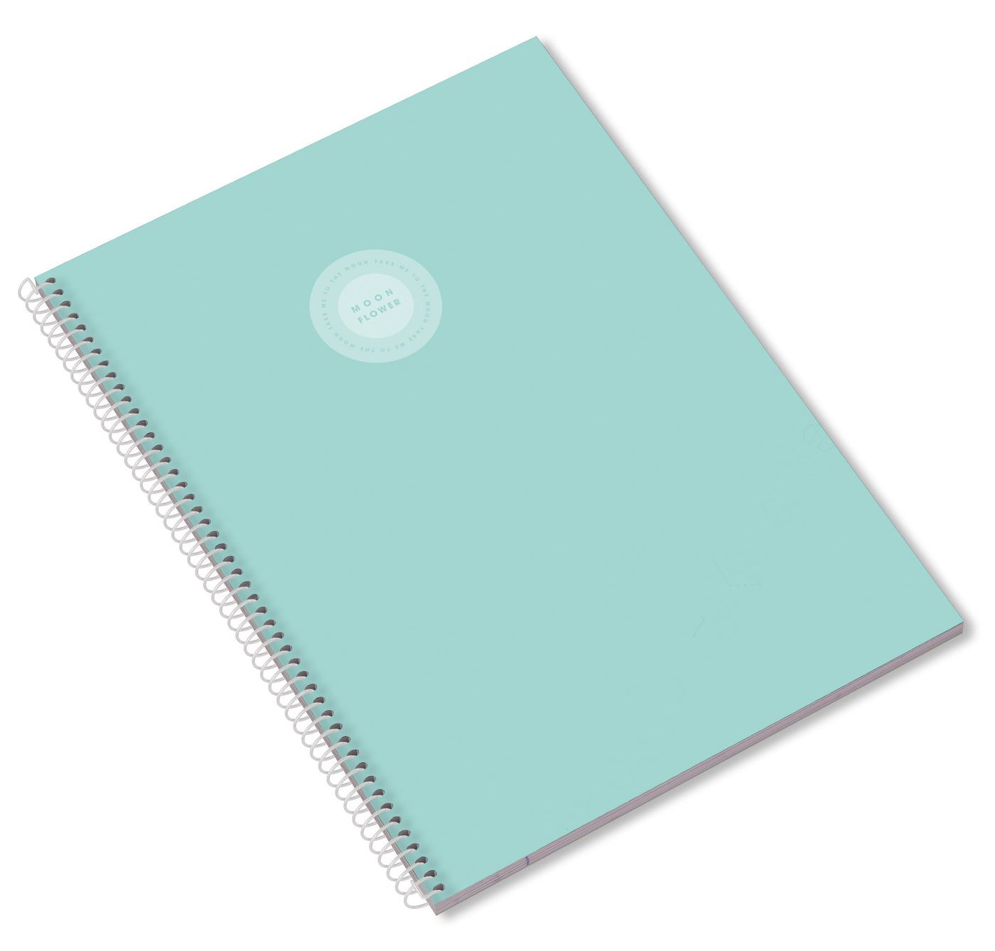 Caderno Espiral A4 80F Campus Moonflower Pautado 24