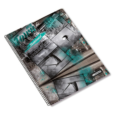 Caderno Espiral A4 80F Unkeeper Quadriculado