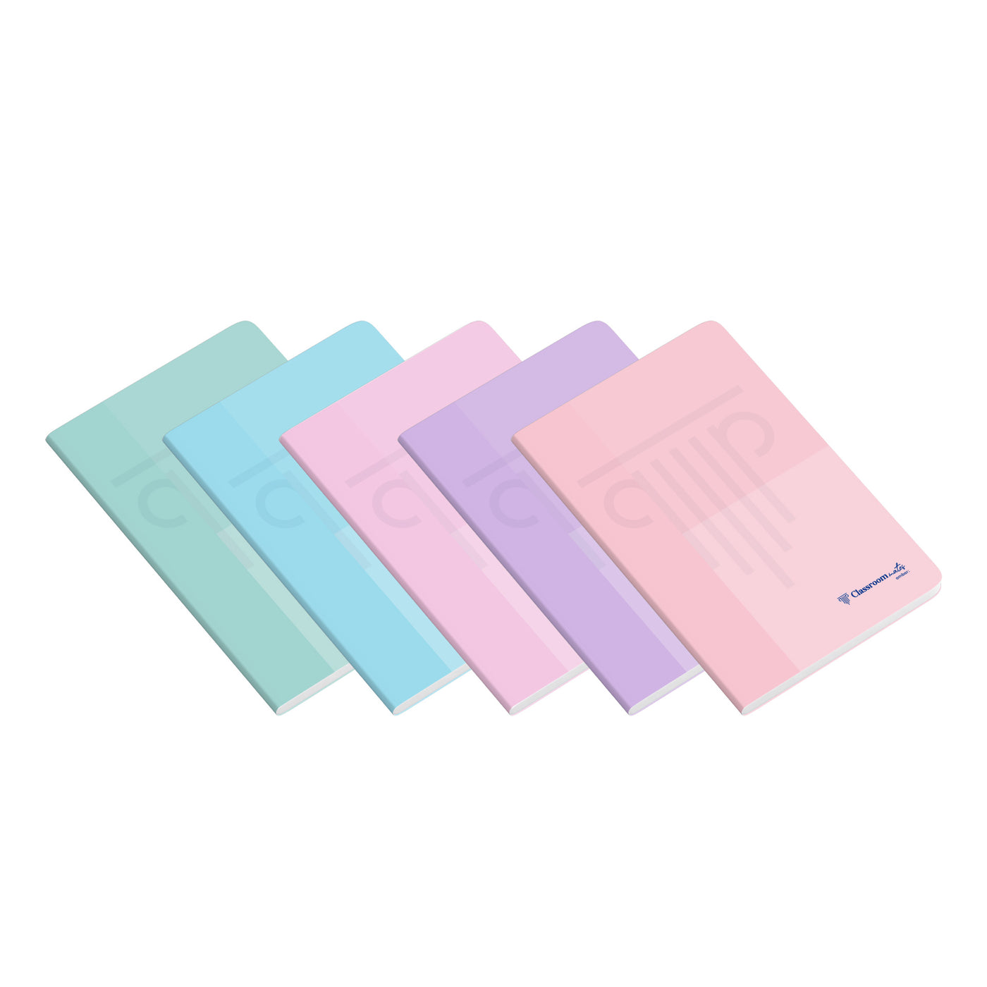 Caderno Agrafado A4 48F 70G Classroommates Pastel Pautado