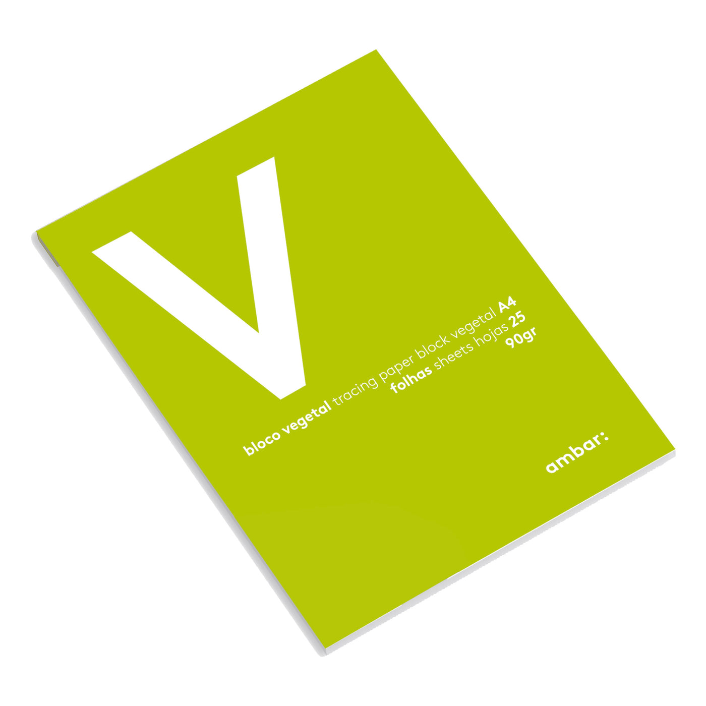 Bloco Vegetal A4 25F 90G Ambar School