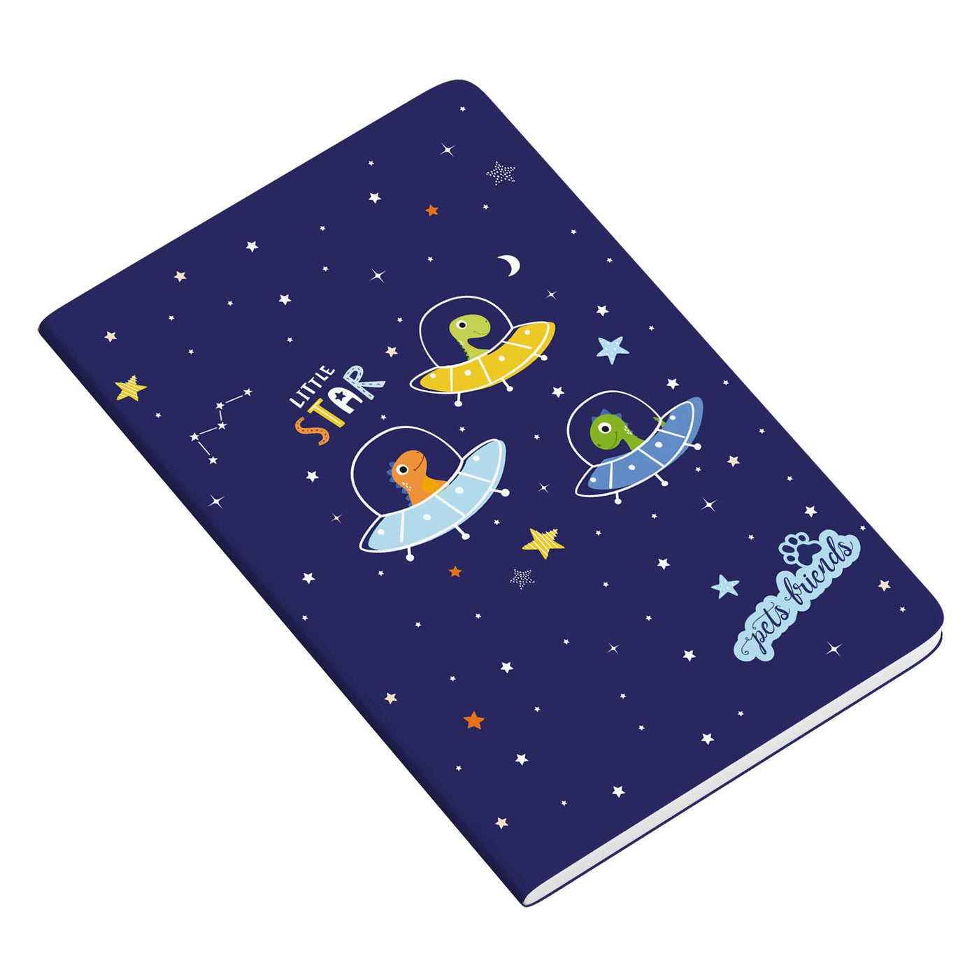 Caderno Agrafado A4 48F 90G Pets World Boy Pautado