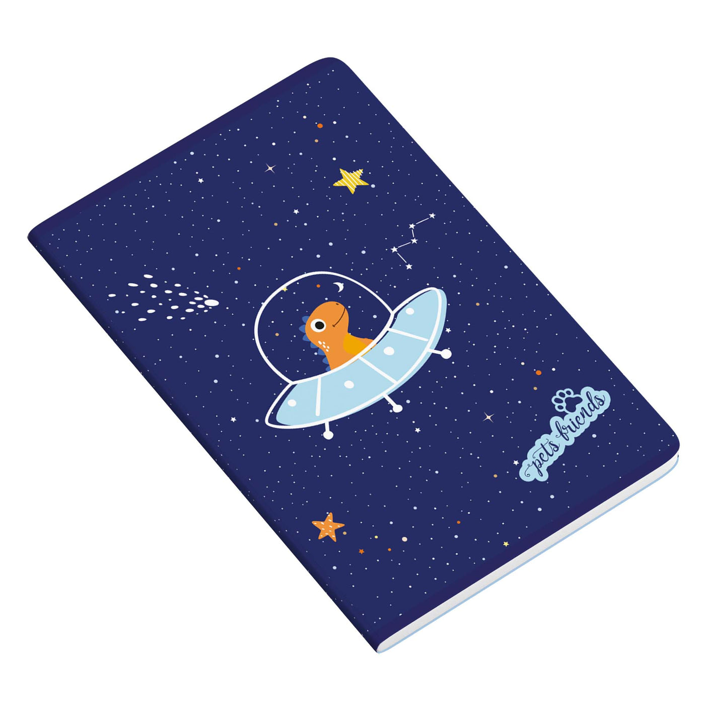 Caderno Agrafado A4 48F 90G Pets World Boy Pautado