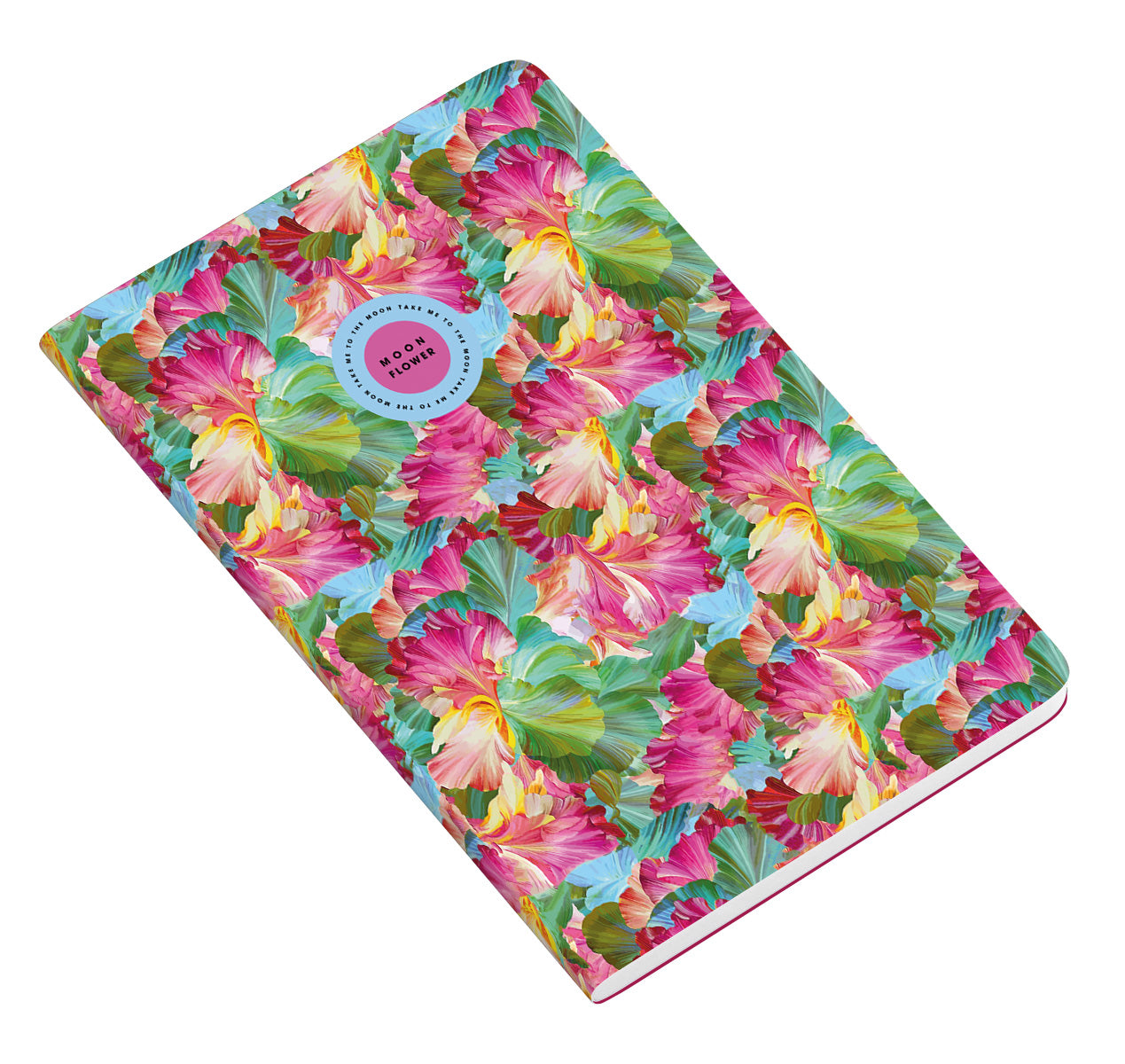 Caderno Agrafado A5 48F 90G Teen Moonflower Pautado 24