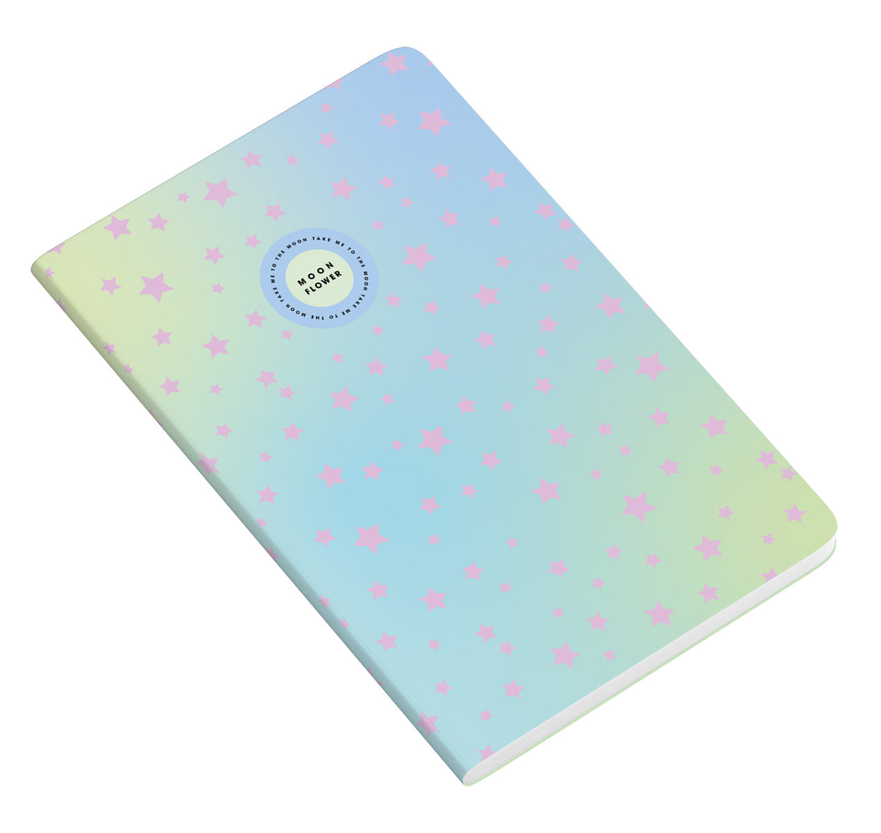 Caderno Agrafado A5 48F 90G Teen Moonflower Pautado 24