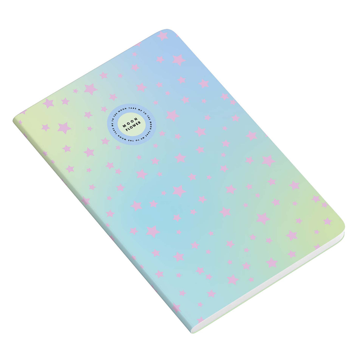 Caderno Agrafado PP A5 48F 90G Teen Moonflower Pautado