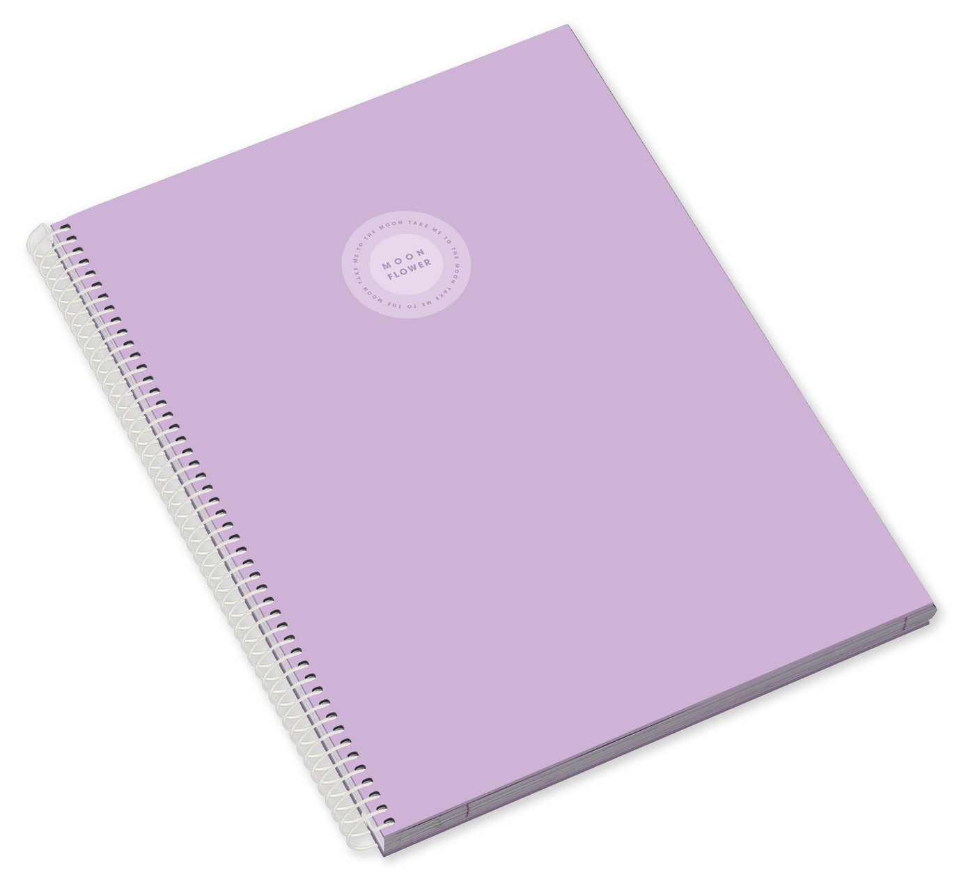 Caderno Espiral Capa Dura A5 80F 90G Campus Moonflower Pautado 24