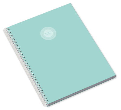 Caderno Espiral Capa Dura A5 80F 90G Campus Moonflower Quadriculado 24