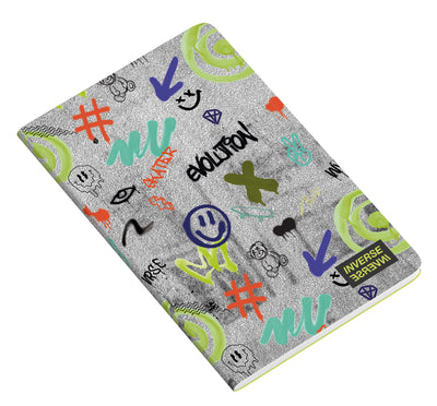 Caderno Agrafado A5 48F 90G Teen Inverse Pautado 24