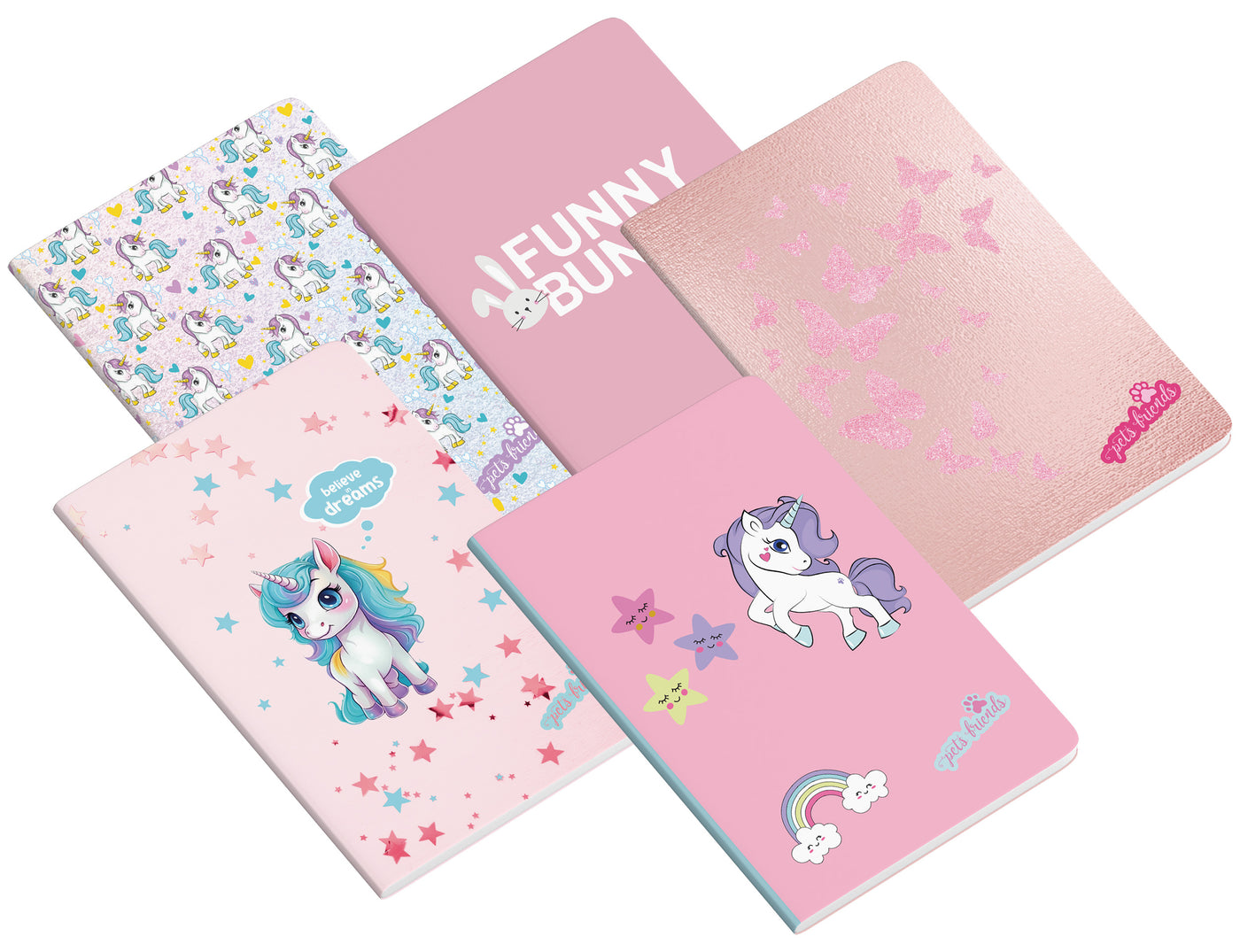 Caderno Agrafado A4 48F 90G Believe in Dreams Pautado