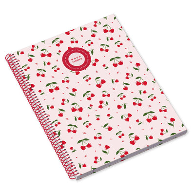 Caderno Espiral Capa Dura A5 80F 90G Teen Moonflower Pautado
