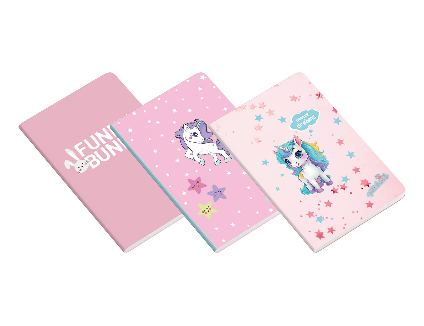 Caderno Agrafado A5 48F 90G Believe in Dreams Pautado