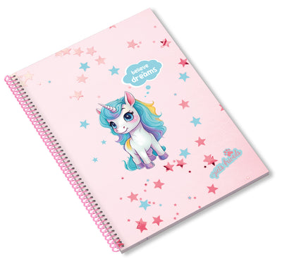 Caderno Espiral A5 80F Believe in Dreams Quadriculado