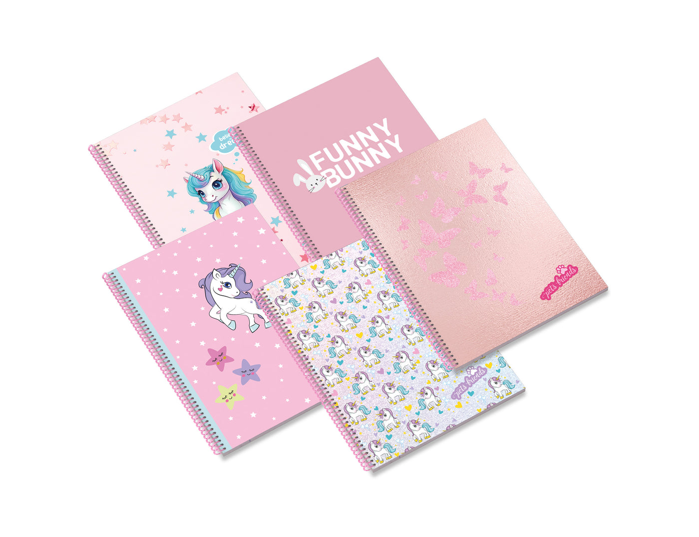 Caderno Espiral A5 80F Believe in Dreams Quadriculado