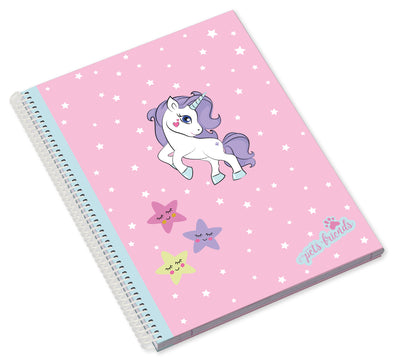 Caderno Espiral A4 80F Believe in Dreams Quadriculado