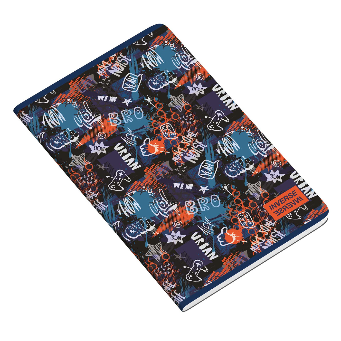 Caderno Agrafado PP A4 48F 90G Teen Inverse Pautado