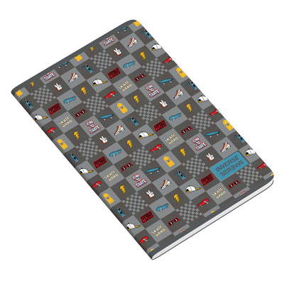 Caderno Agrafado PP A4 48F 90G Teen Inverse Pautado